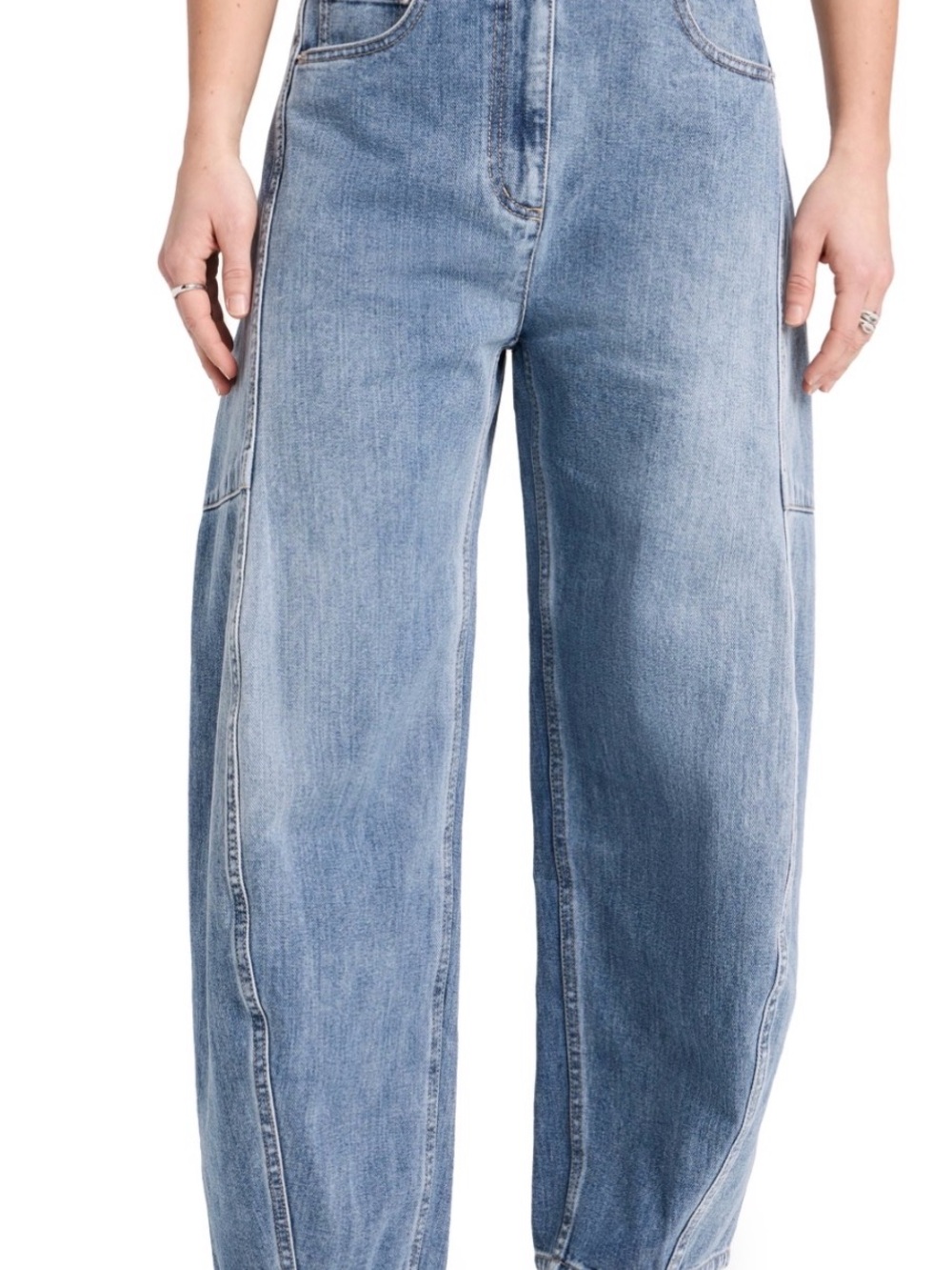 Tibi Sid Jeans in classic wash